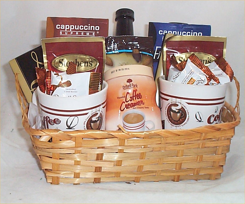 Coffee Chocolate Lovers Gift Basket Cappuccino Mocha 2